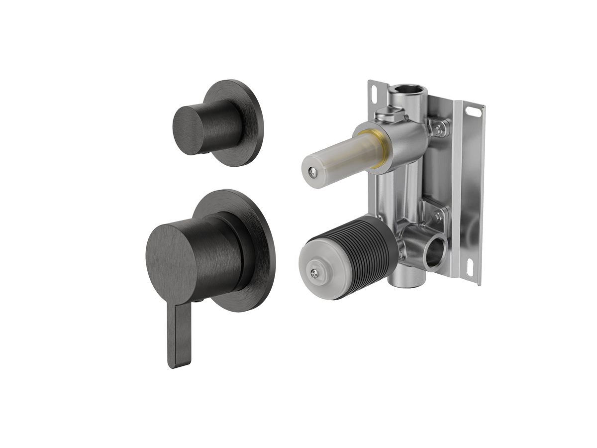 Lotus Horizontal Wall Diverter Shower/Bath Mixer Separate Plates LS-LO-304 / 306