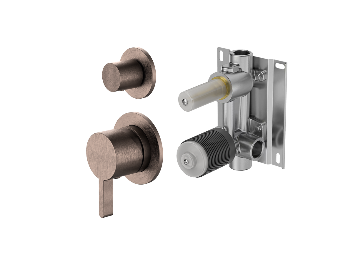 Lotus Horizontal Wall Diverter Shower/Bath Mixer Separate Plates LS-LO-304 / 306