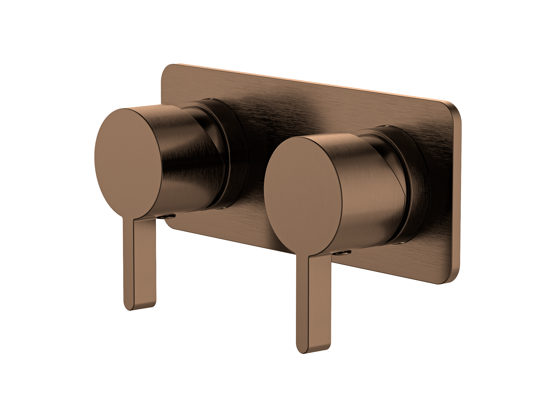 Lushh Lotus Twin Shower/Bath Mixer Square Plate LS-LO-333S