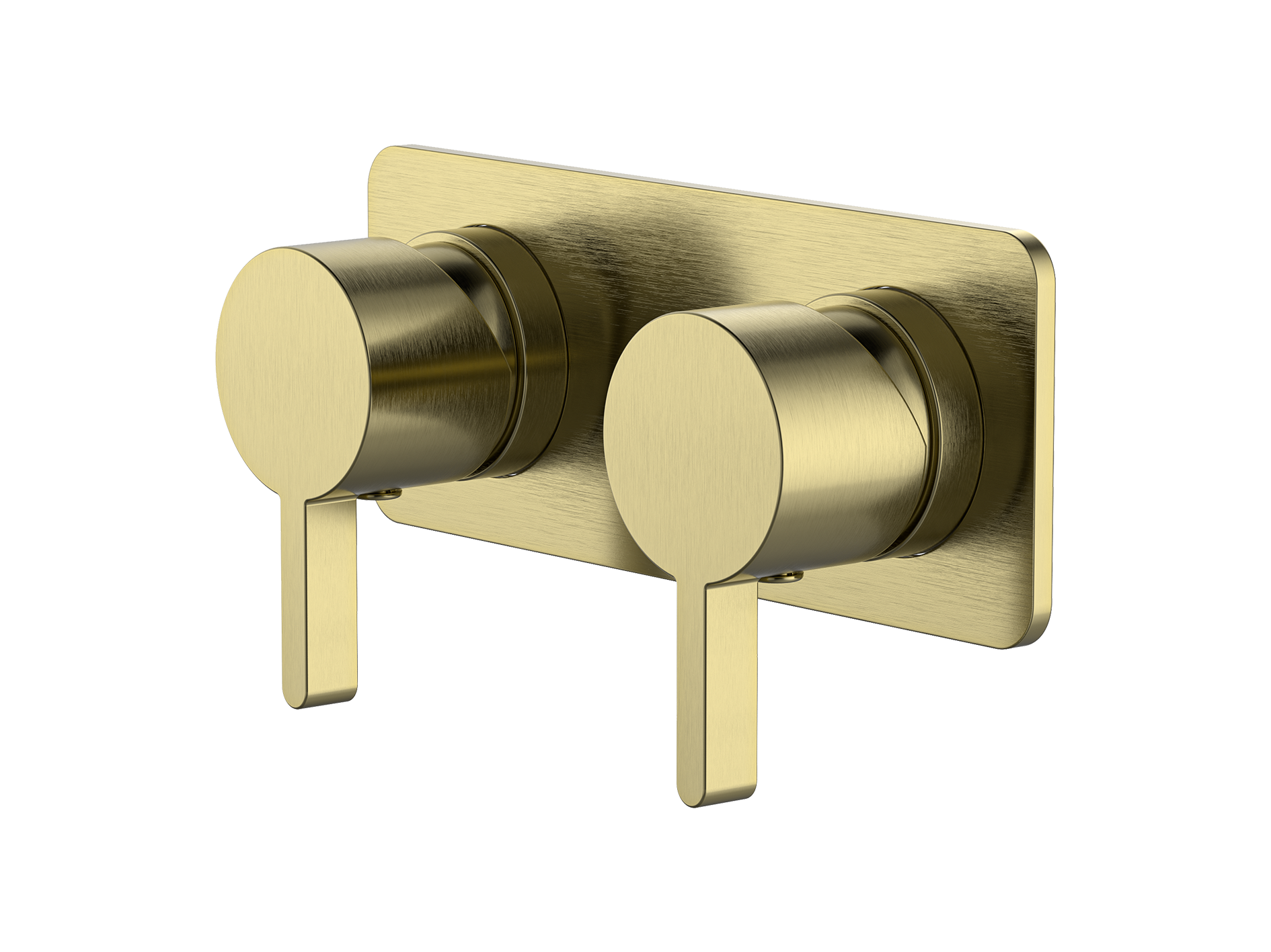 Lushh Lotus Twin Shower/Bath Mixer Square Plate LS-LO-333S