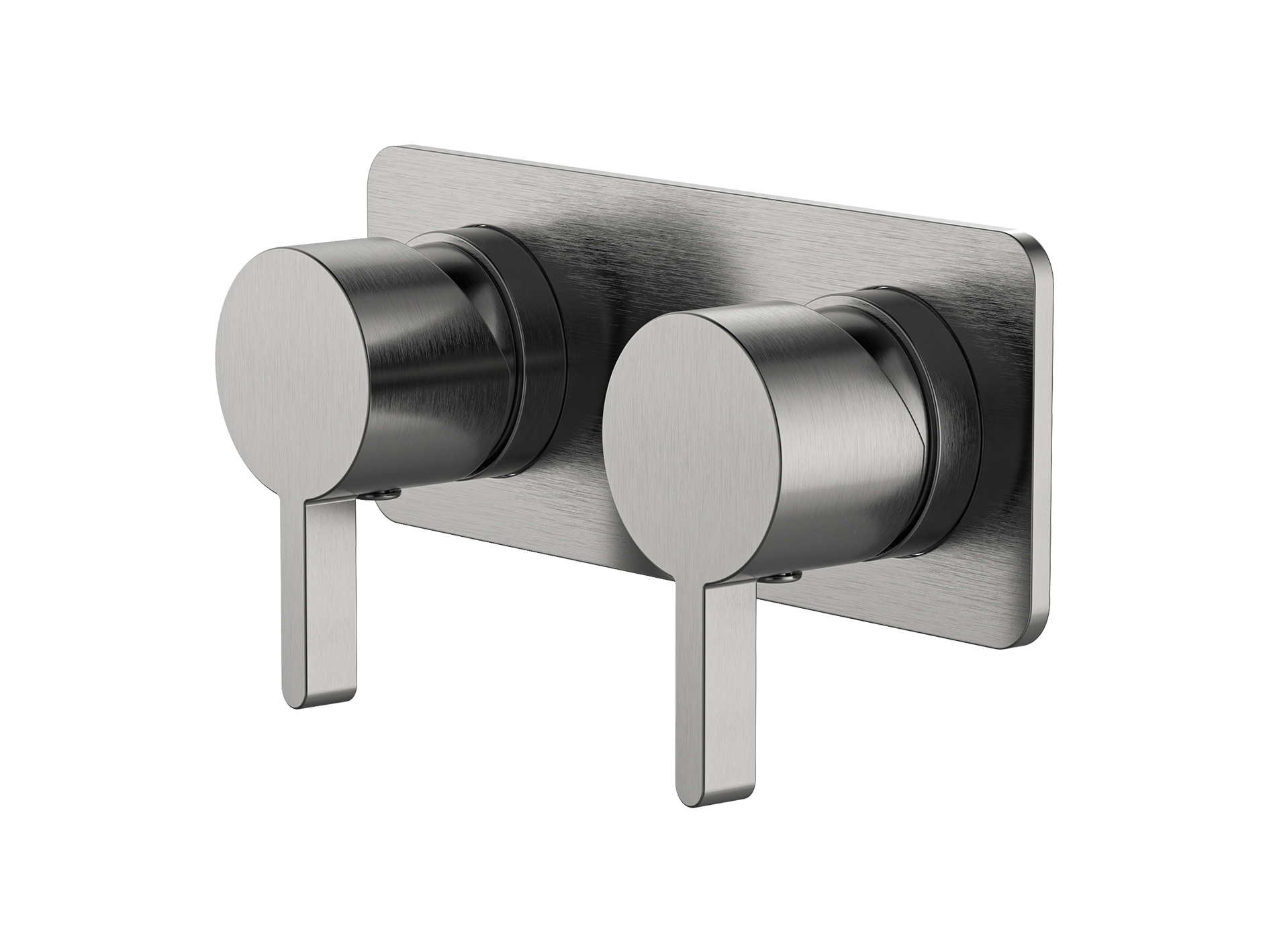 Lushh Lotus Twin Shower/Bath Mixer Square Plate LS-LO-333S