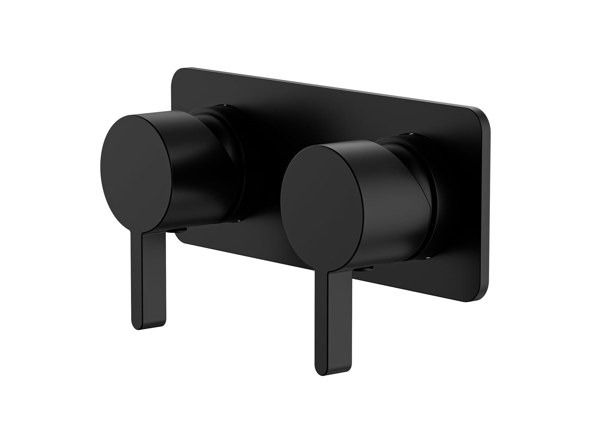 Lushh Lotus Twin Shower/Bath Mixer Square Plate LS-LO-333S