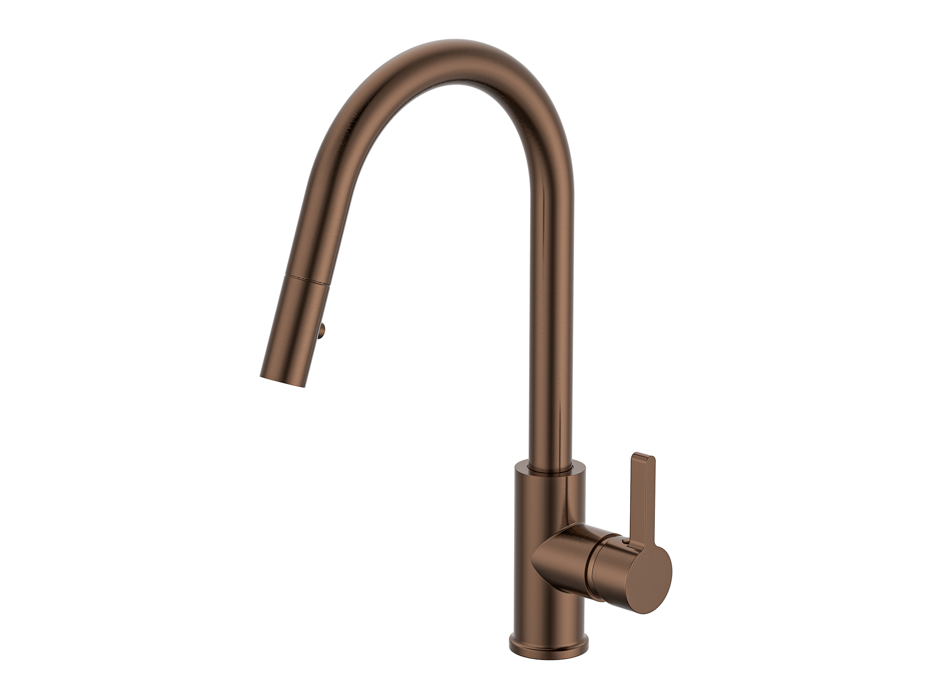Lushh Lotus Gooseneck Pullout Sink Mixer with Vegie Spray LS-LO-POSMV