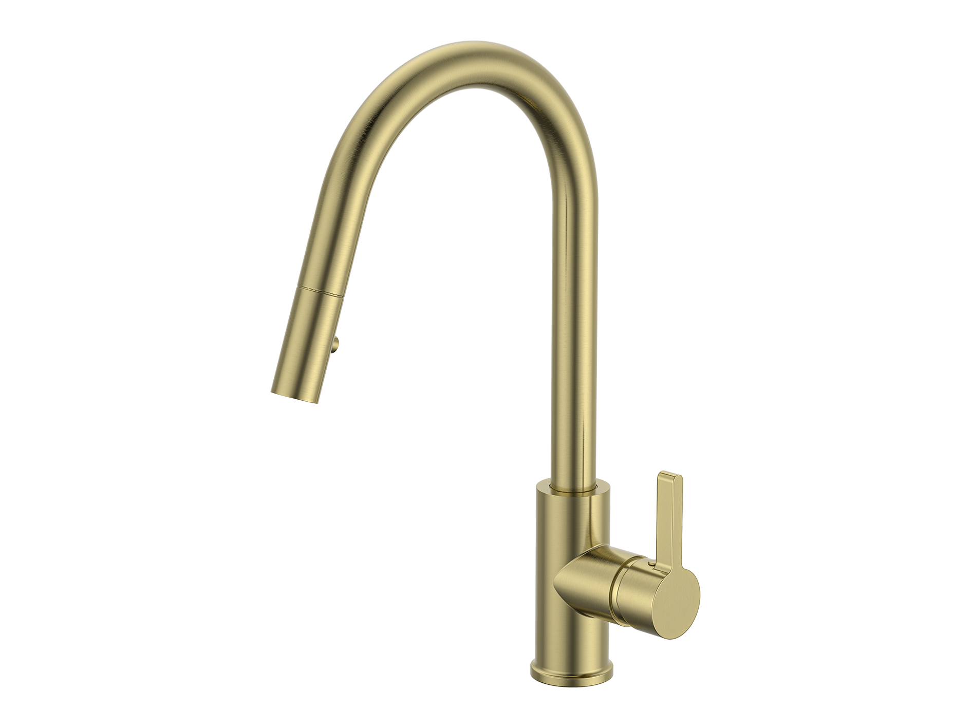 Lushh Lotus Gooseneck Pullout Sink Mixer with Vegie Spray LS-LO-POSMV