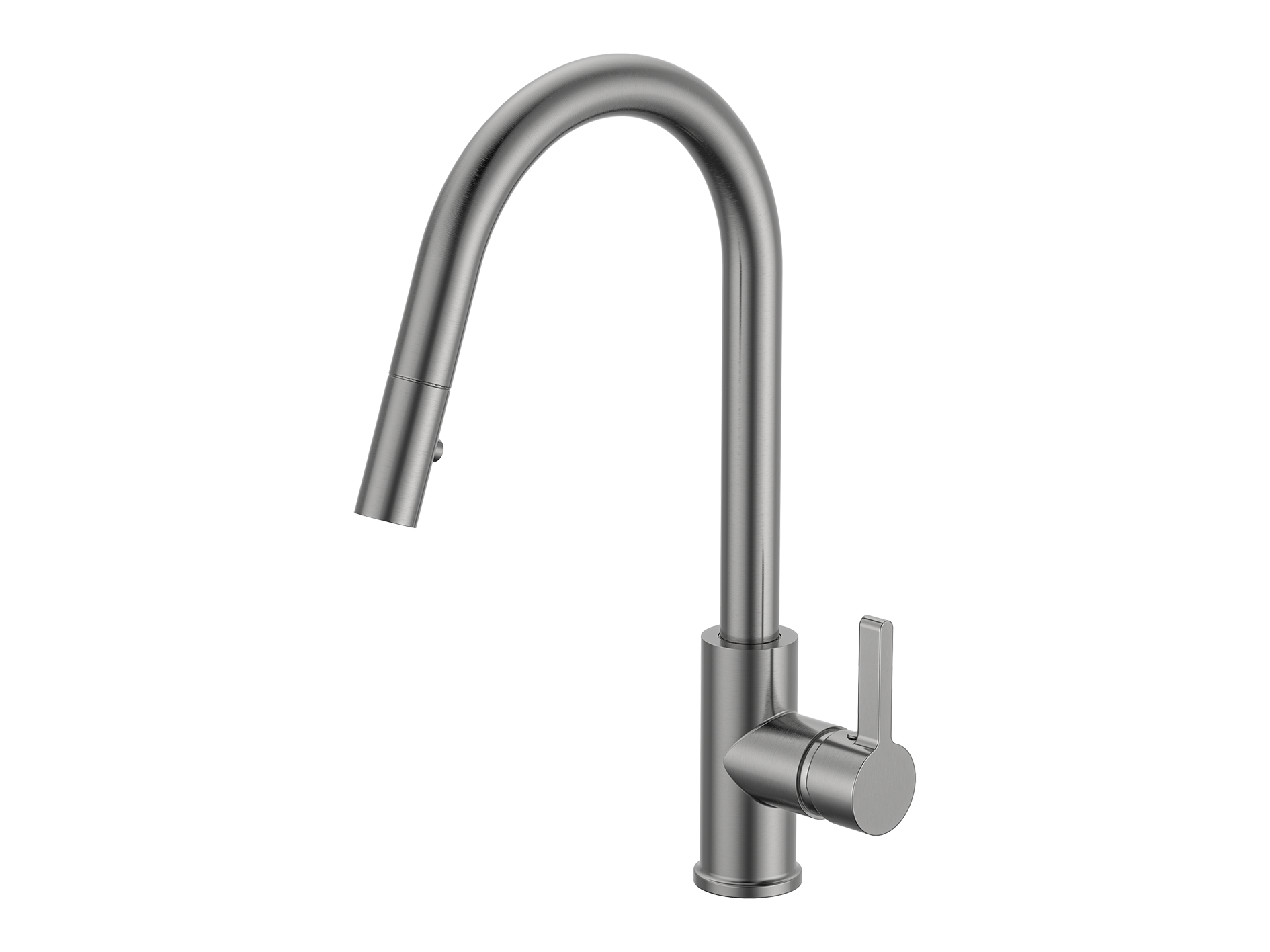 Lushh Lotus Gooseneck Pullout Sink Mixer with Vegie Spray LS-LO-POSMV