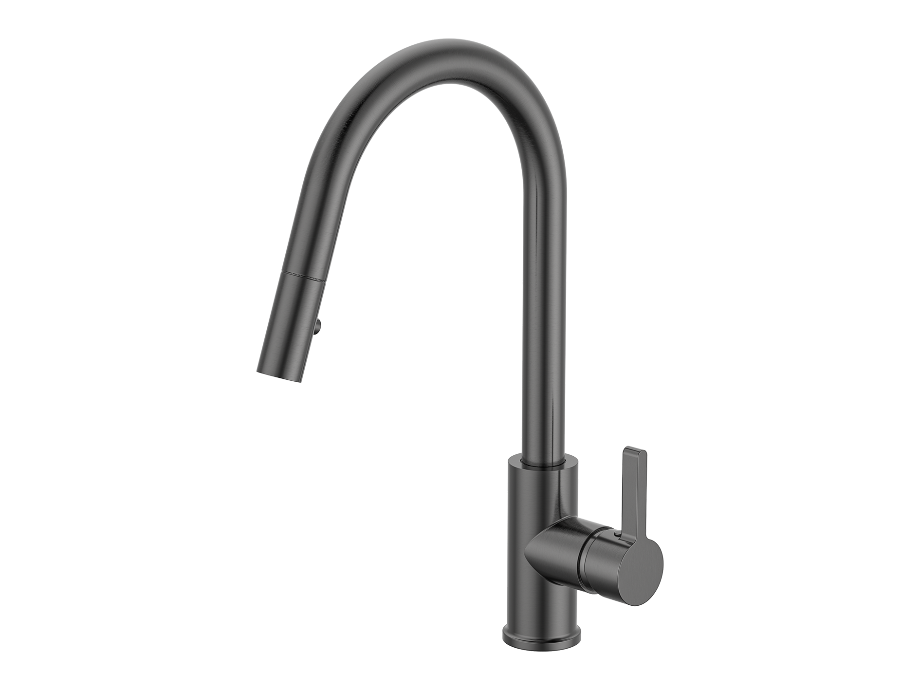 Lushh Lotus Gooseneck Pullout Sink Mixer with Vegie Spray LS-LO-POSMV