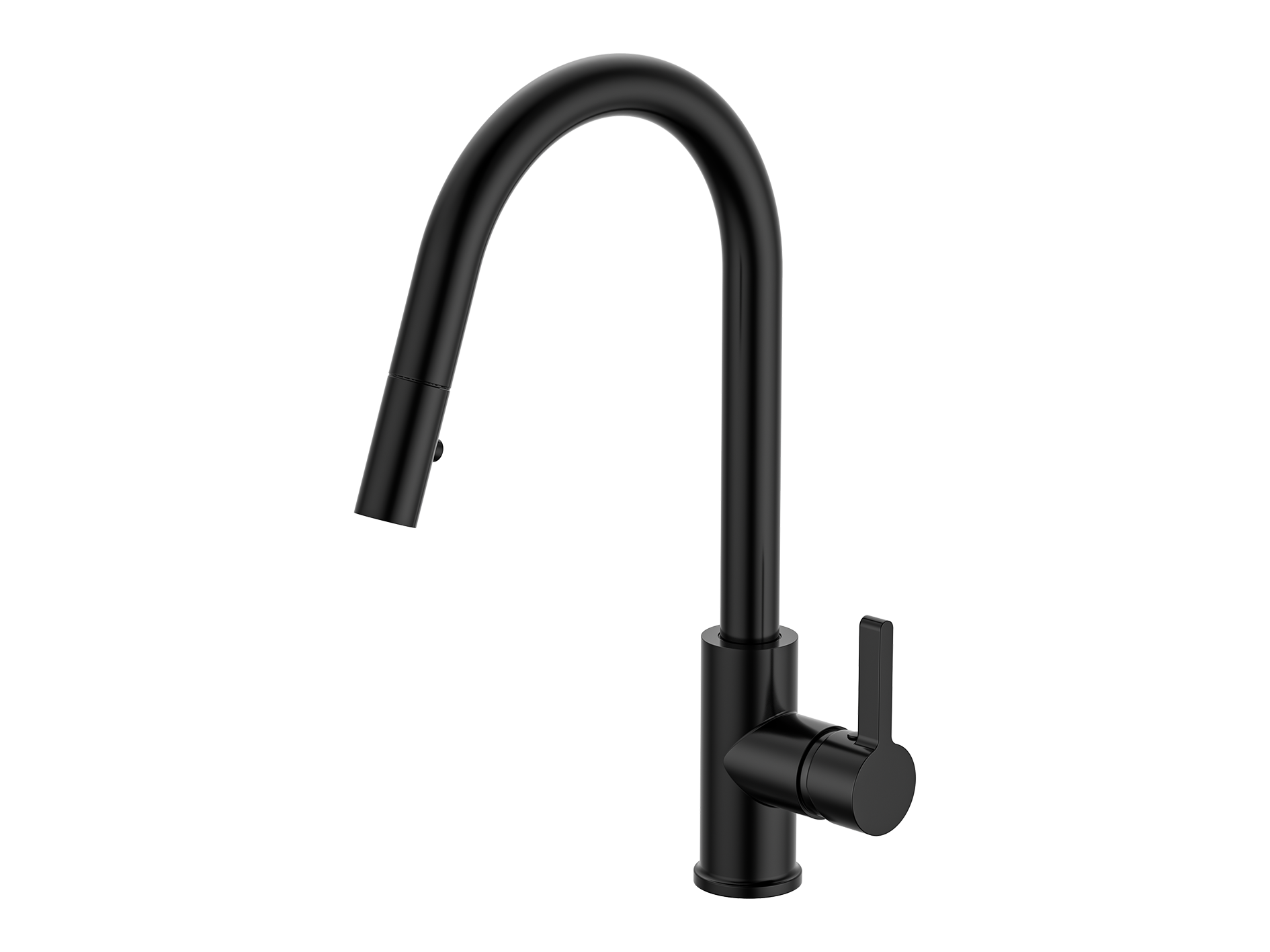 Lushh Lotus Gooseneck Pullout Sink Mixer with Vegie Spray LS-LO-POSMV