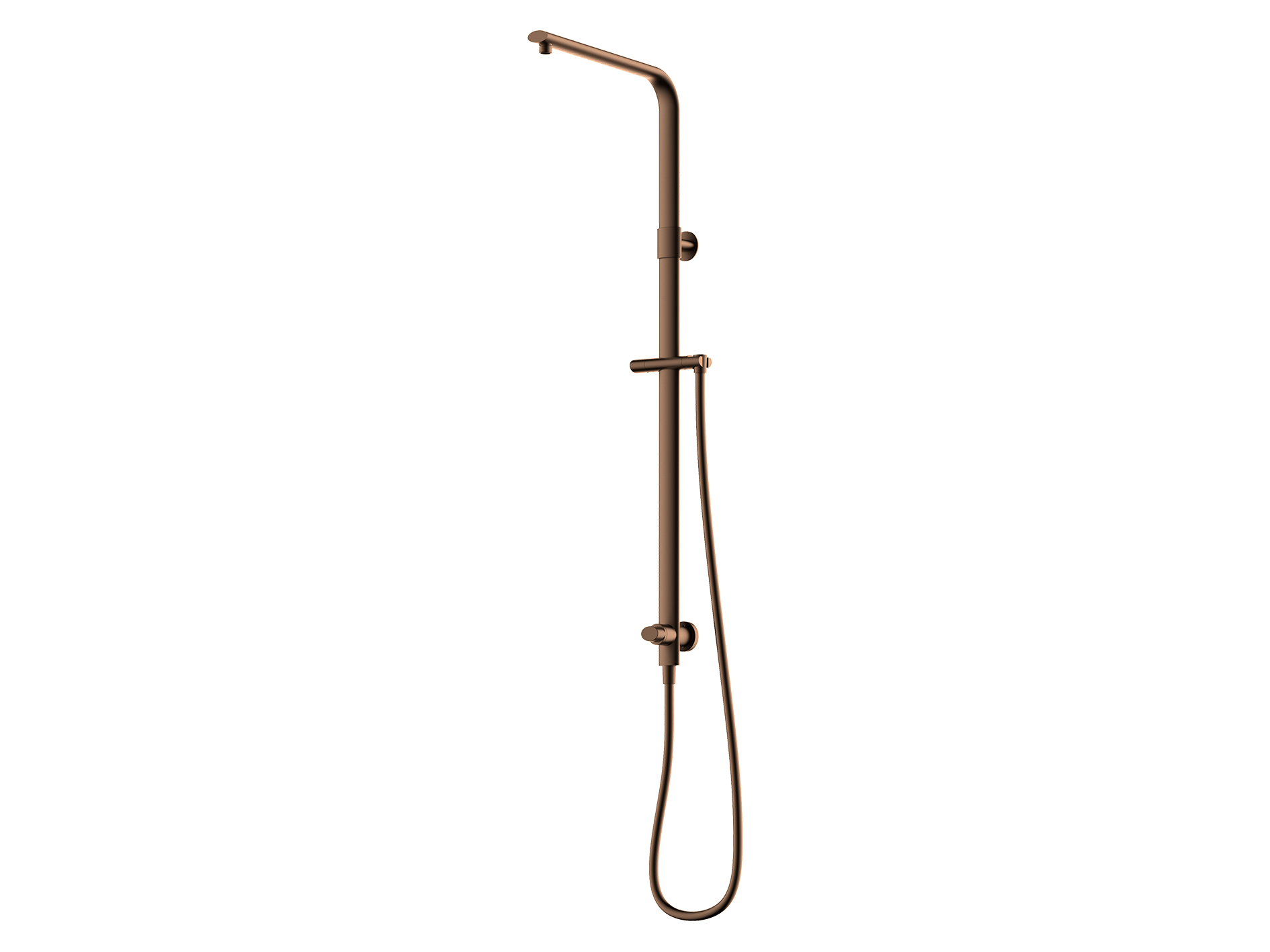 Lushh Lotus Twin Shower Rail (No Overhead or Hand Shower)