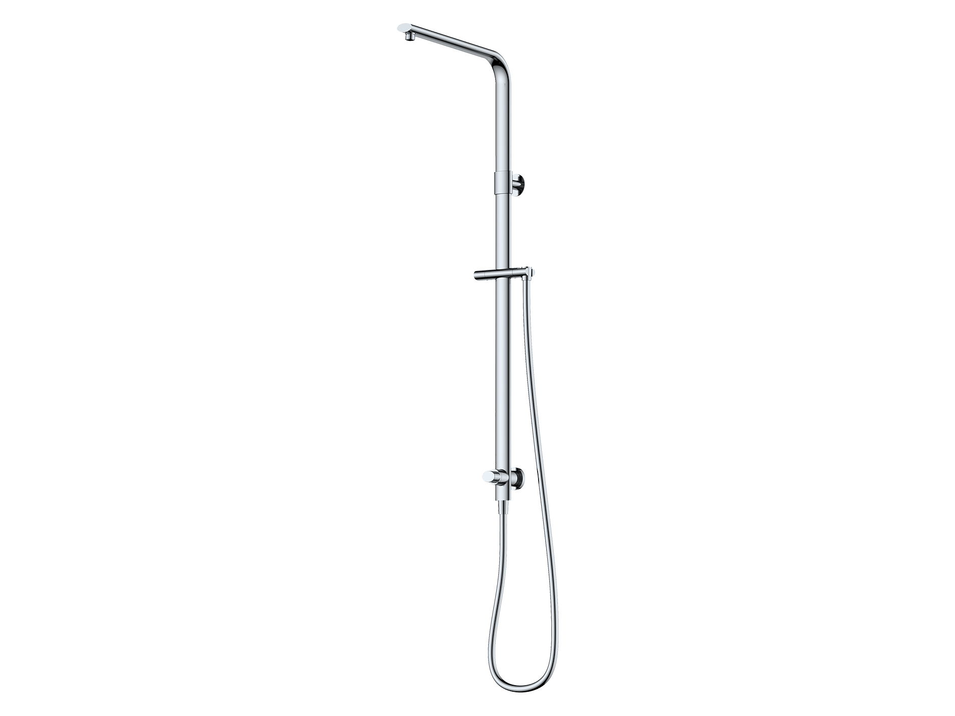 Lushh Lotus Twin Shower Rail (No Overhead or Hand Shower)