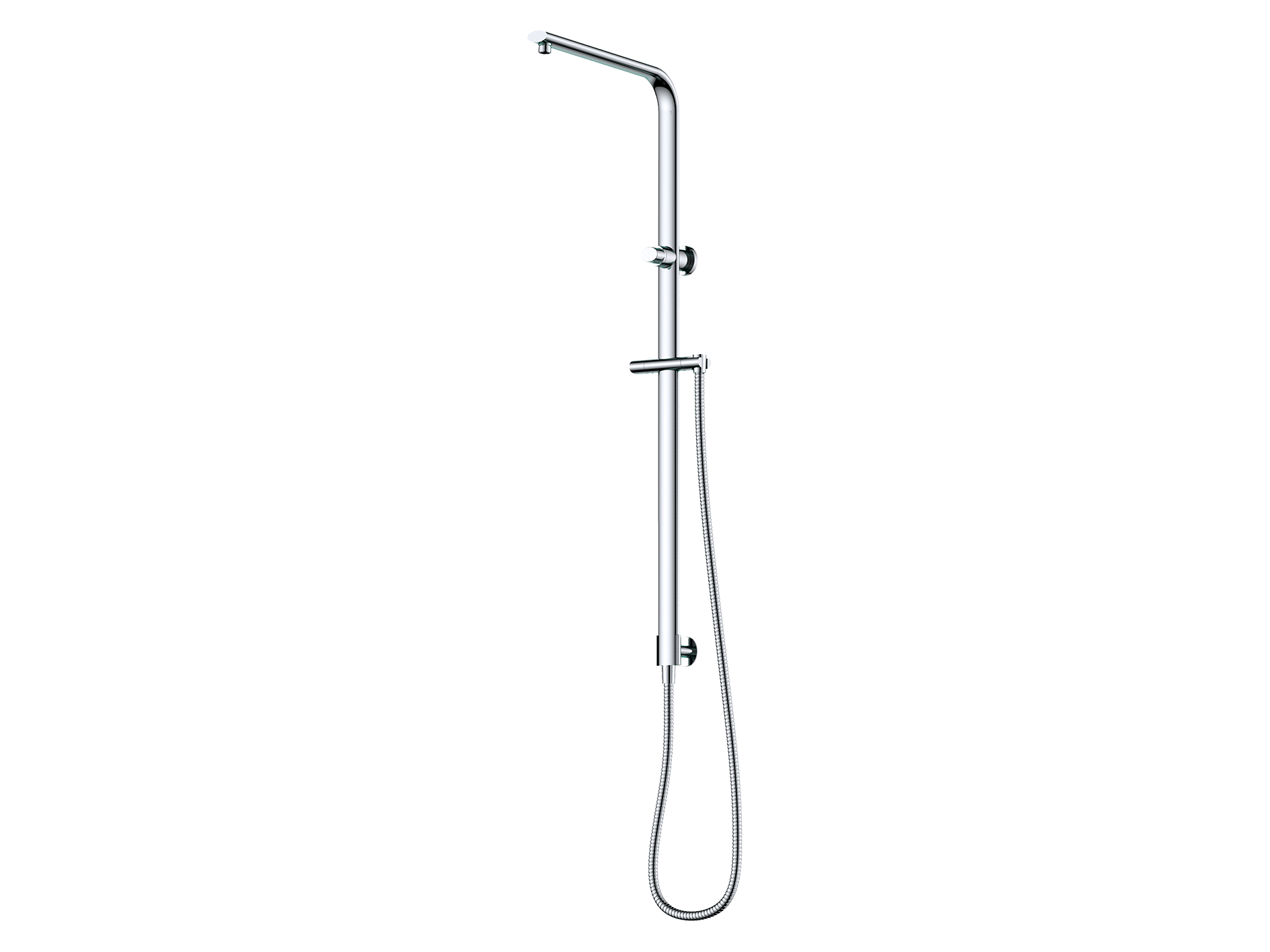 Lushh Lotus Twin Shower Rail (No Overhead or Hand Shower)
