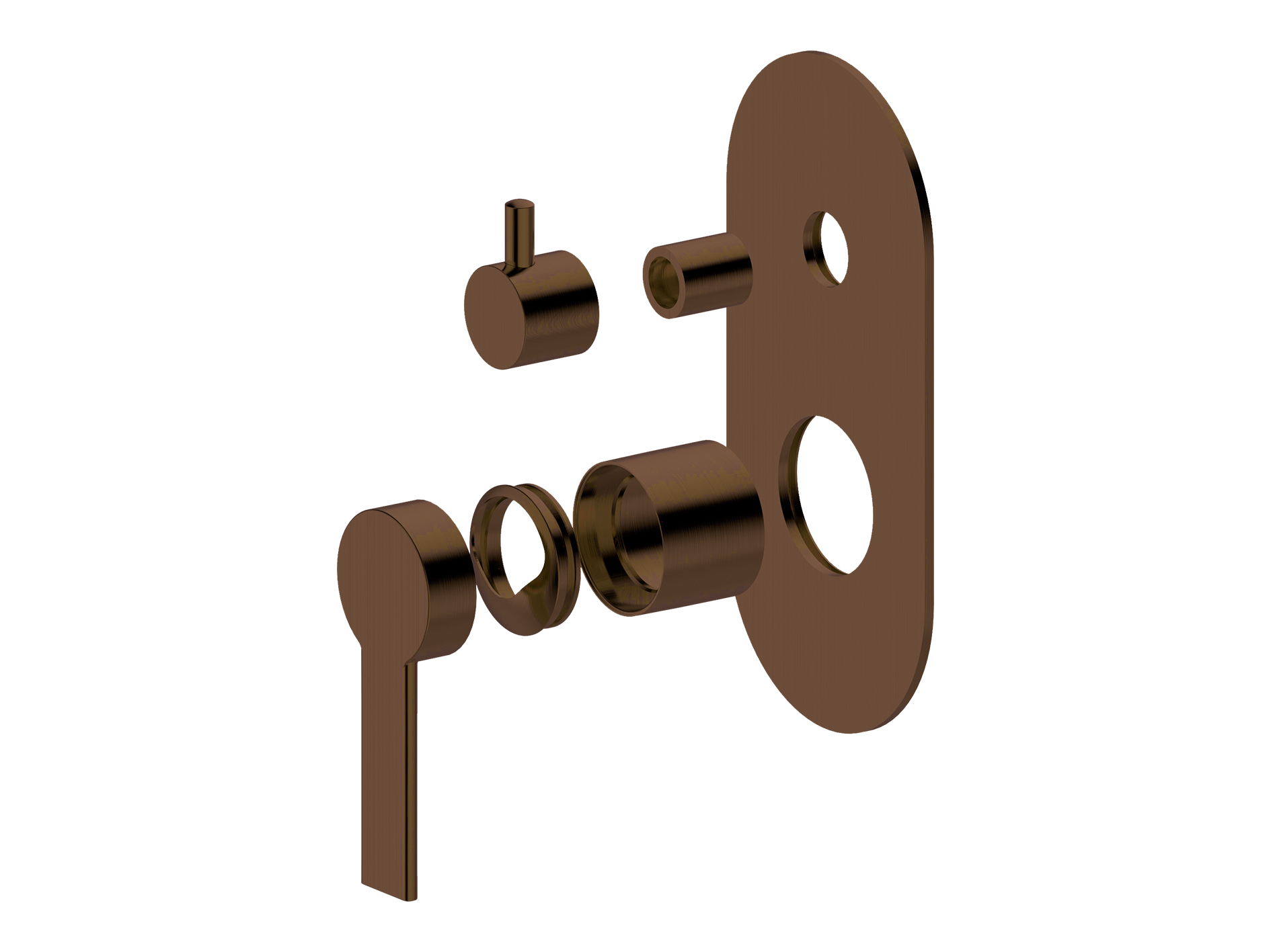 Lushh Lilly Pilly Wall Diverter Shower/Bath Mixer LS-LP-304