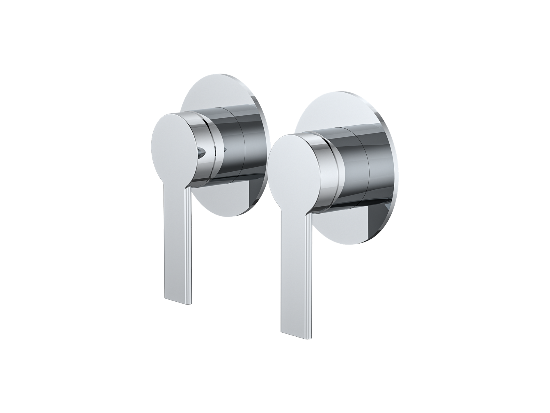 Lushh Lilly Pilly Twin Shower/Bath Mixer Separate Plates LS-LP-333R