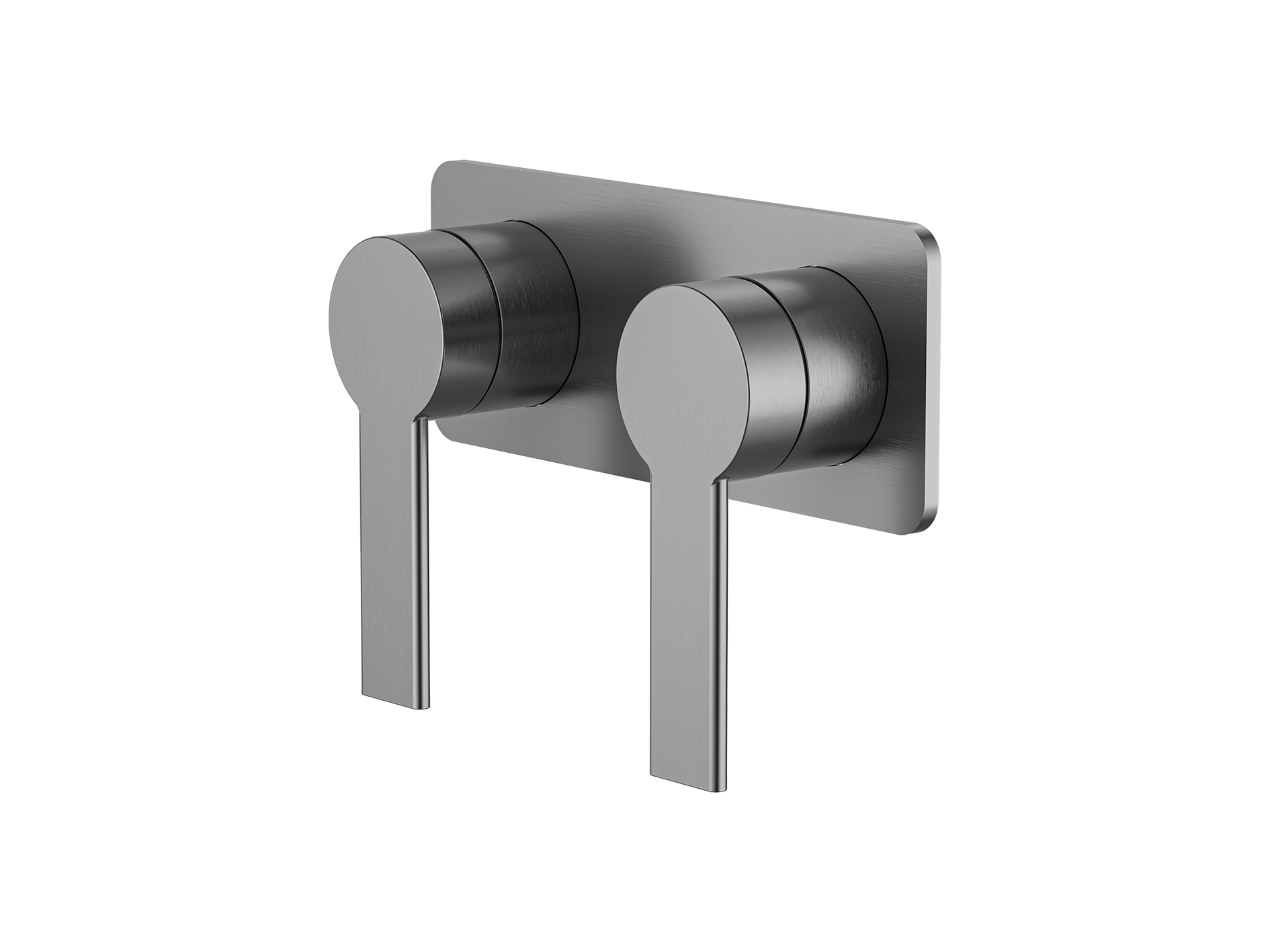 Lushh Lilly Pilly Twin Shower/Bath Mixer Square Plate LS-LP-333S