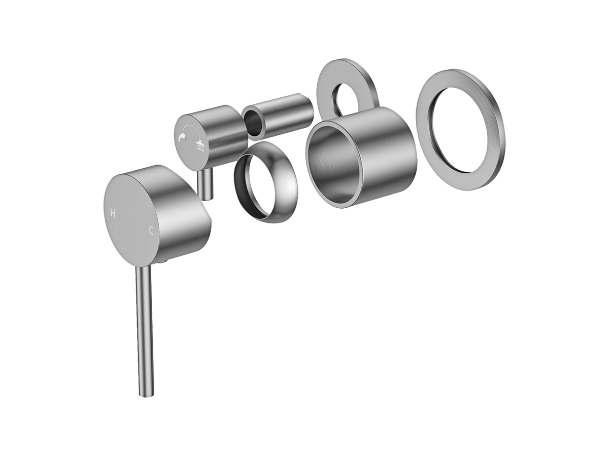 Maple Wall Diverter Shower/Bath Mixer Separate Plates