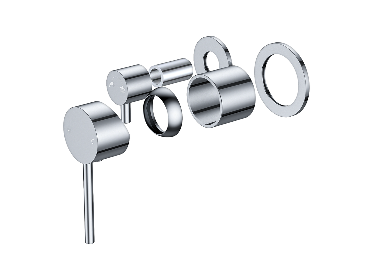 Maple Wall Diverter Shower/Bath Mixer Separate Plates