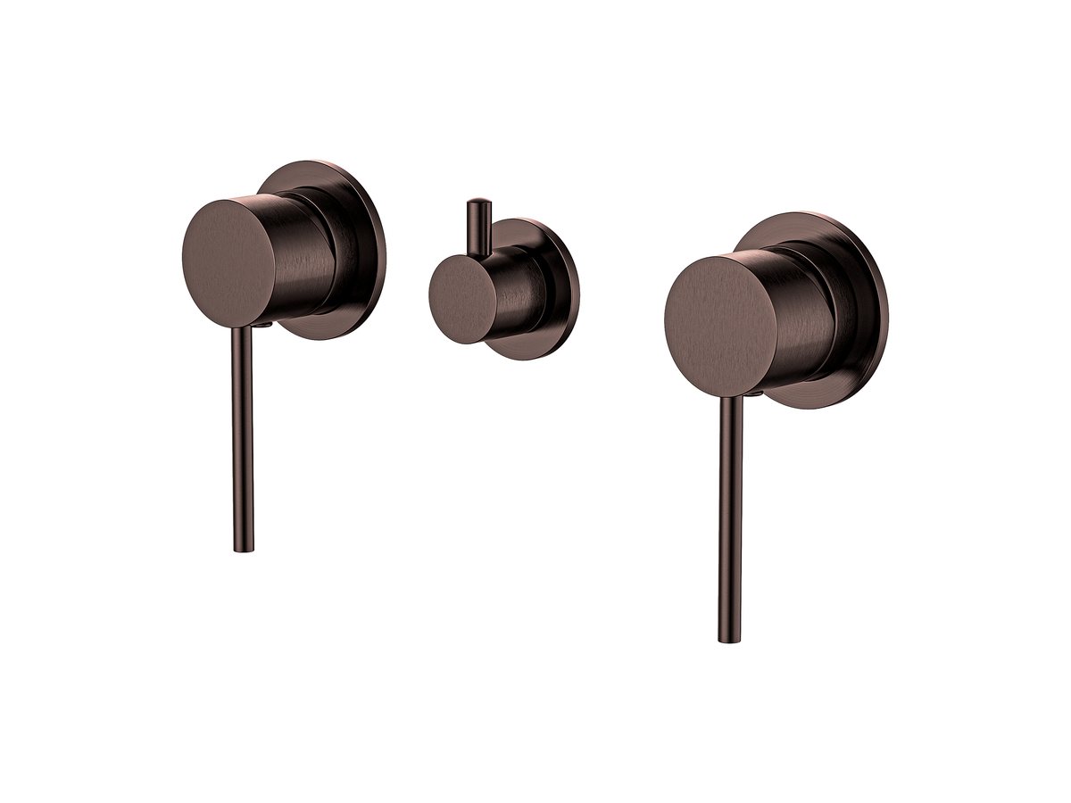 Maple Twin Shower / Bath Mixer with Centre Diverter LS-MP-308