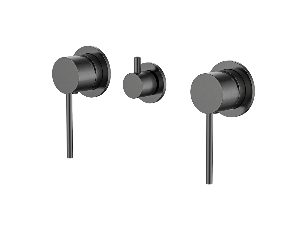 Maple Twin Shower / Bath Mixer with Centre Diverter LS-MP-308