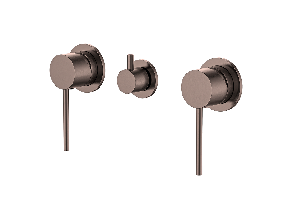 Maple Twin Shower / Bath Mixer with Centre Diverter LS-MP-308