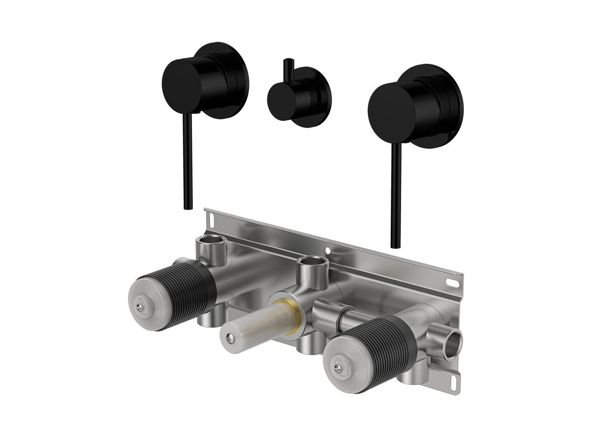 Maple Twin Shower / Bath Mixer with Centre Diverter LS-MP-308