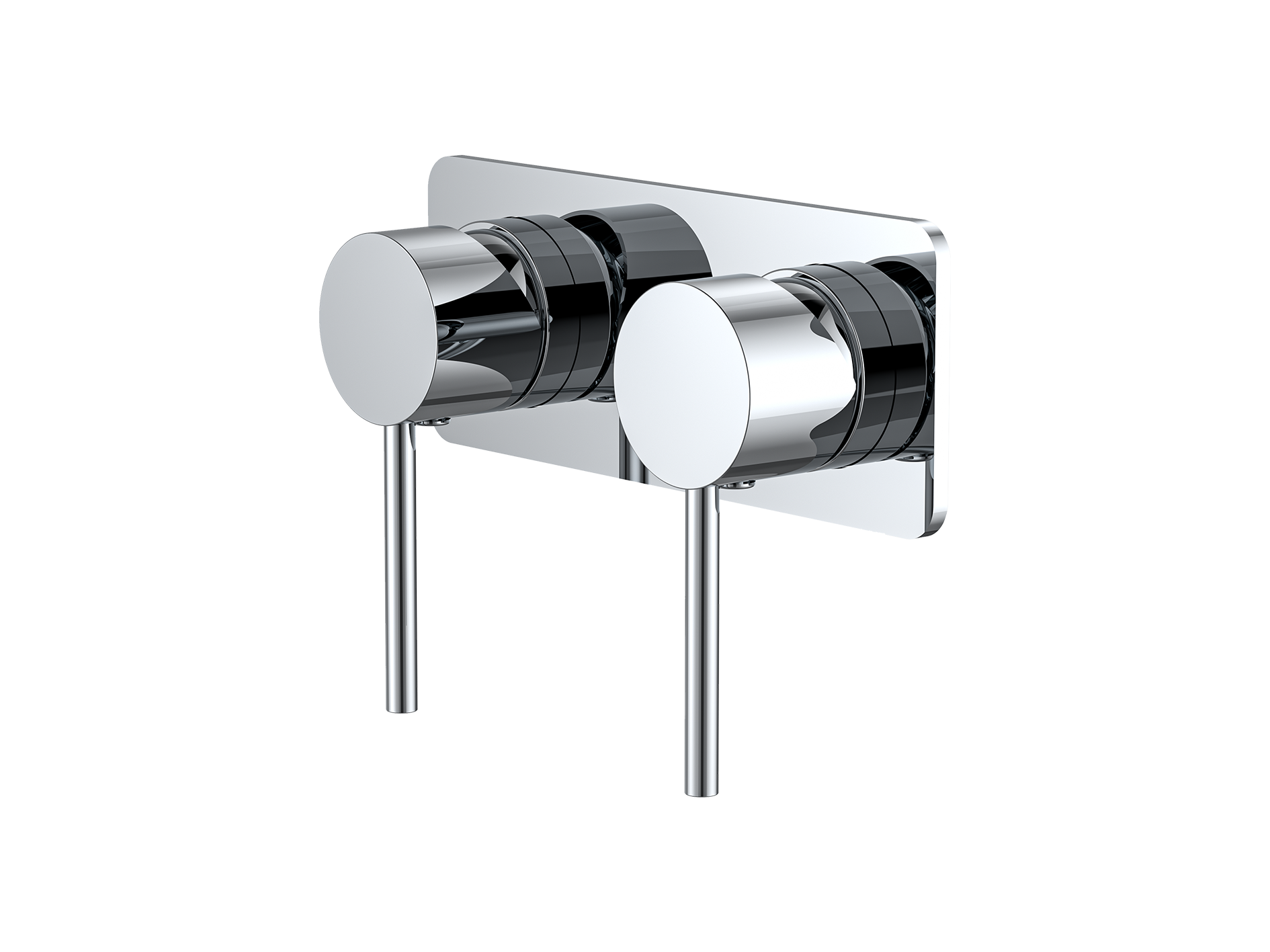 Lushh Maple Twin Shower/Bath Mixer Square Plate LS-MP-333S