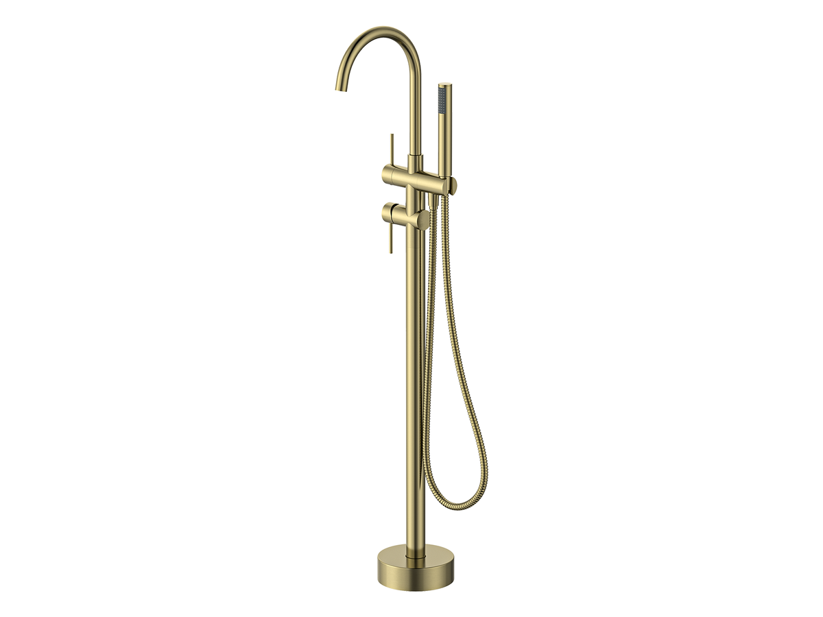Lushh Maple Freestanding Floor Mixer with Hand Shower LS-MP-FSM