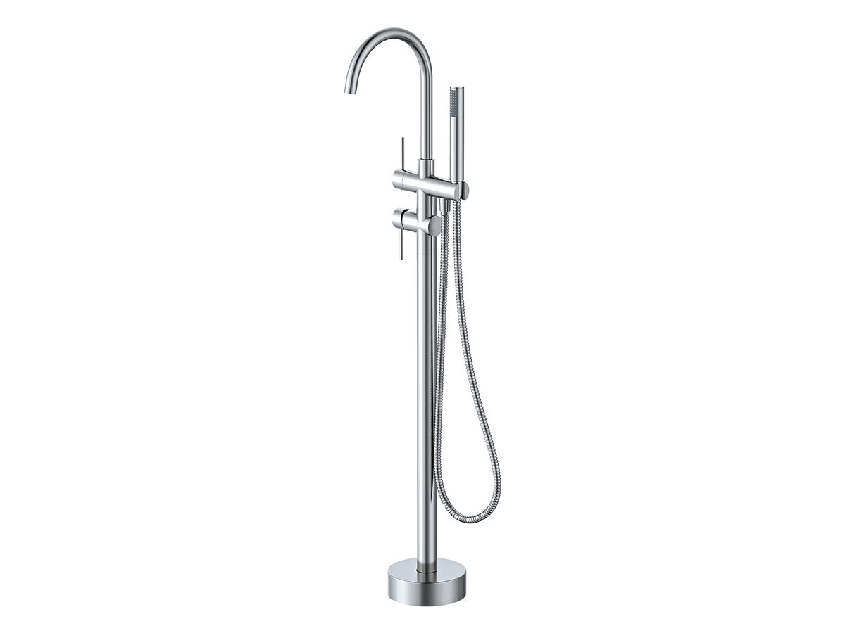 Lushh Maple Freestanding Floor Mixer with Hand Shower LS-MP-FSM