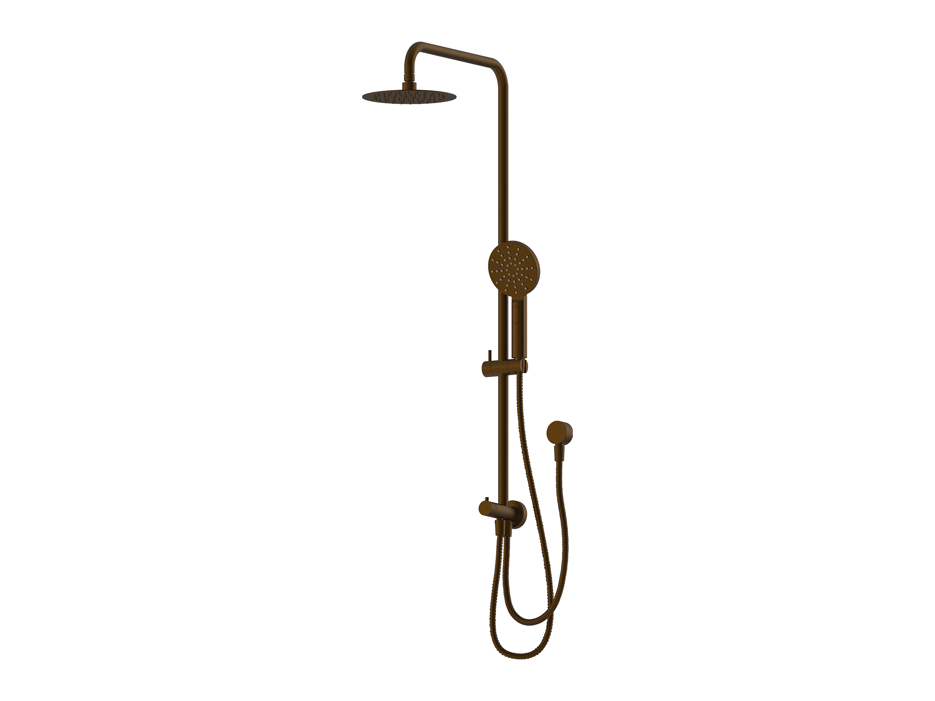 Lushh Maple Round 2 Hose Twin Shower LS-MP-TSR2H