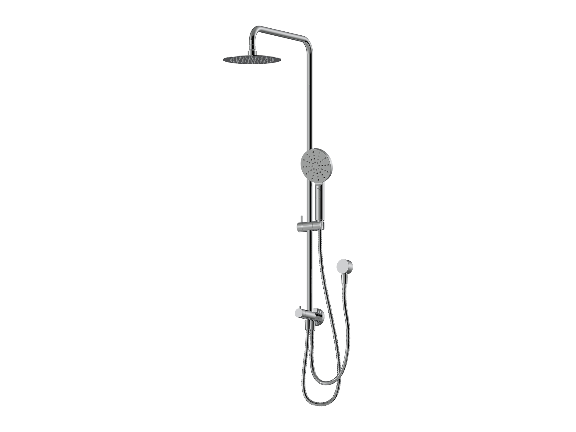 Lushh Maple Round 2 Hose Twin Shower LS-MP-TSR2H