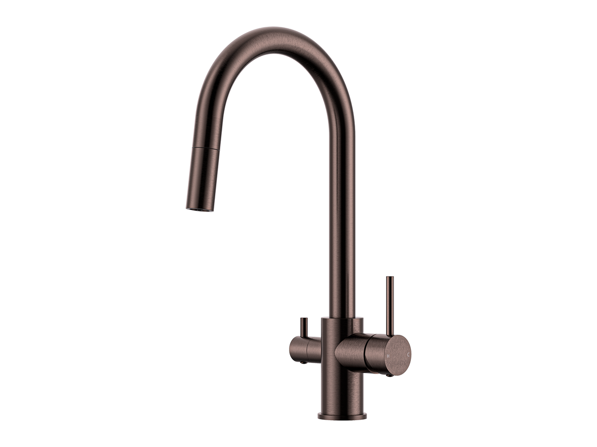 Lushh Maple 3-Way Pullout Gooseneck Filter Sink Mixer LS-MP-WFPOSM