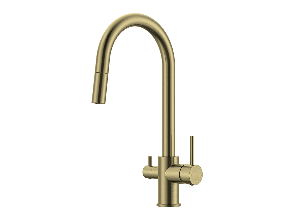 Lushh Maple 3-Way Pullout Gooseneck Filter Sink Mixer LS-MP-WFPOSM