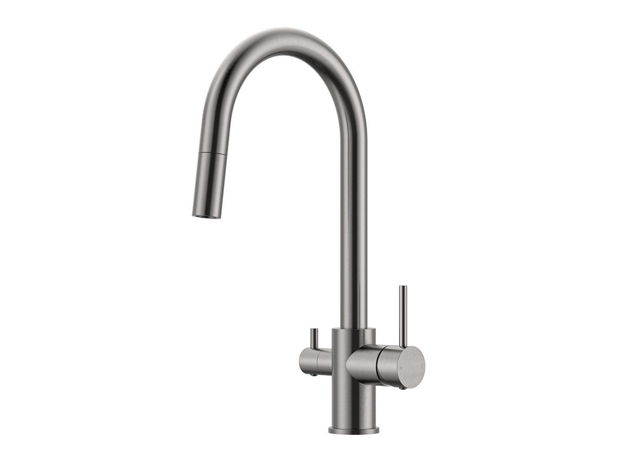 Lushh Maple 3-Way Pullout Gooseneck Filter Sink Mixer LS-MP-WFPOSM