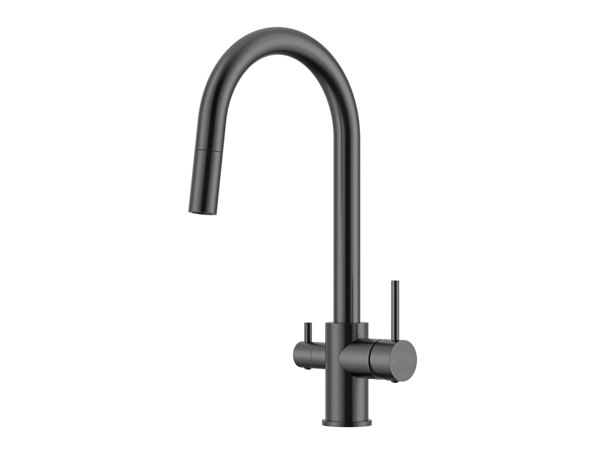 Lushh Maple 3-Way Pullout Gooseneck Filter Sink Mixer LS-MP-WFPOSM