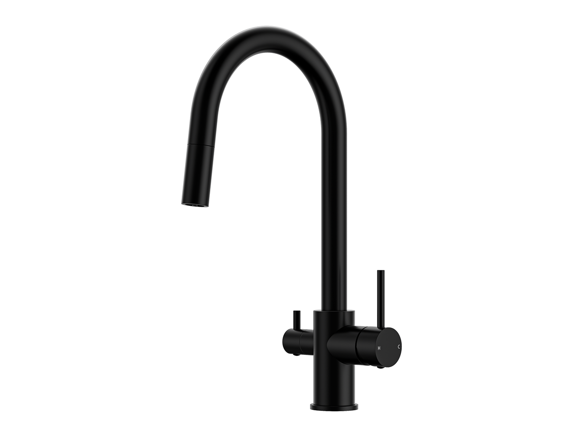 Lushh Maple 3-Way Pullout Gooseneck Filter Sink Mixer LS-MP-WFPOSM