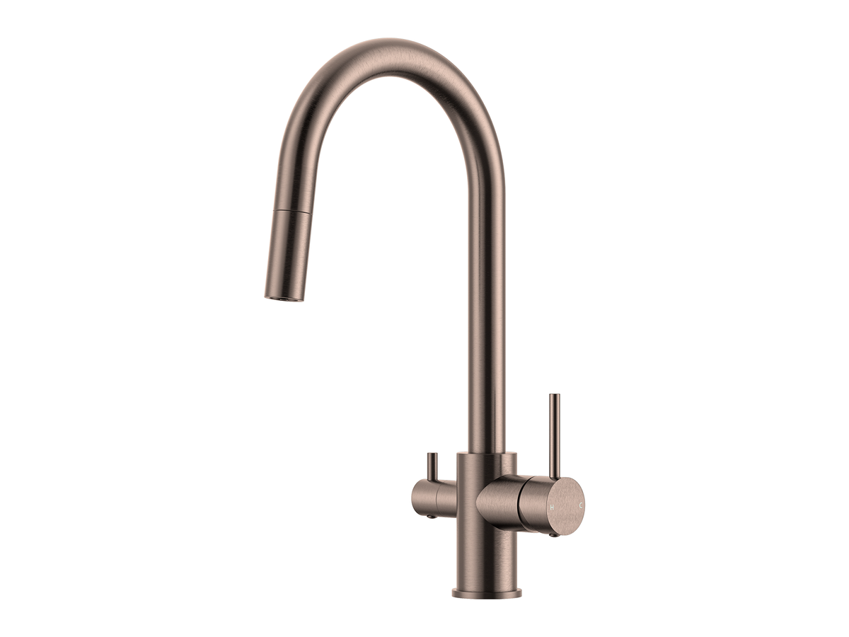 Lushh Maple 3-Way Pullout Gooseneck Filter Sink Mixer LS-MP-WFPOSM