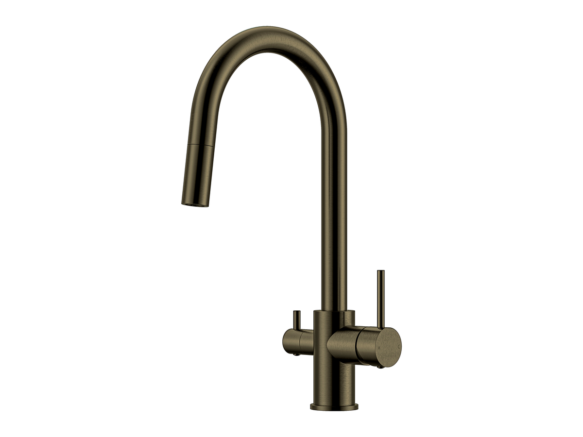 Lushh Maple 3-Way Pullout Gooseneck Filter Sink Mixer LS-MP-WFPOSM
