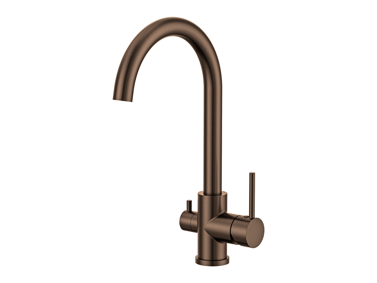 Lushh Maple 3-Way Gooseneck Filter Sink Mixer LS-MP-WFSM