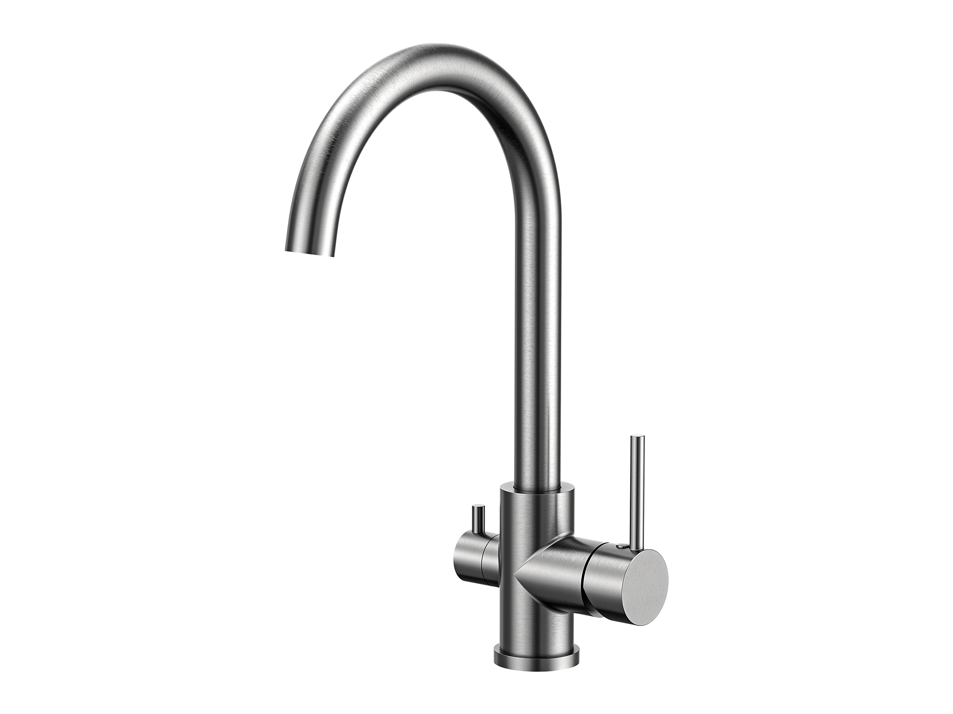 Lushh Maple 3-Way Gooseneck Filter Sink Mixer LS-MP-WFSM