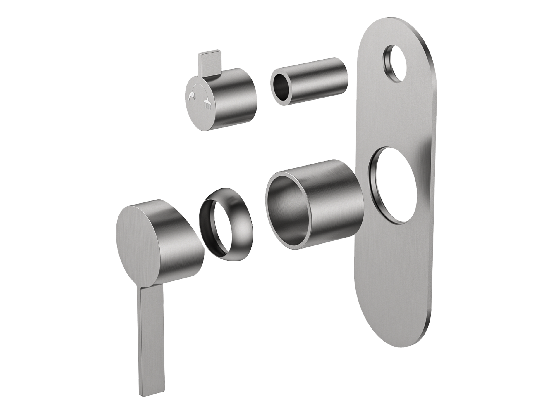 Lushh Sakura Wall Diverter Shower/Bath Mixer LS-SA-304