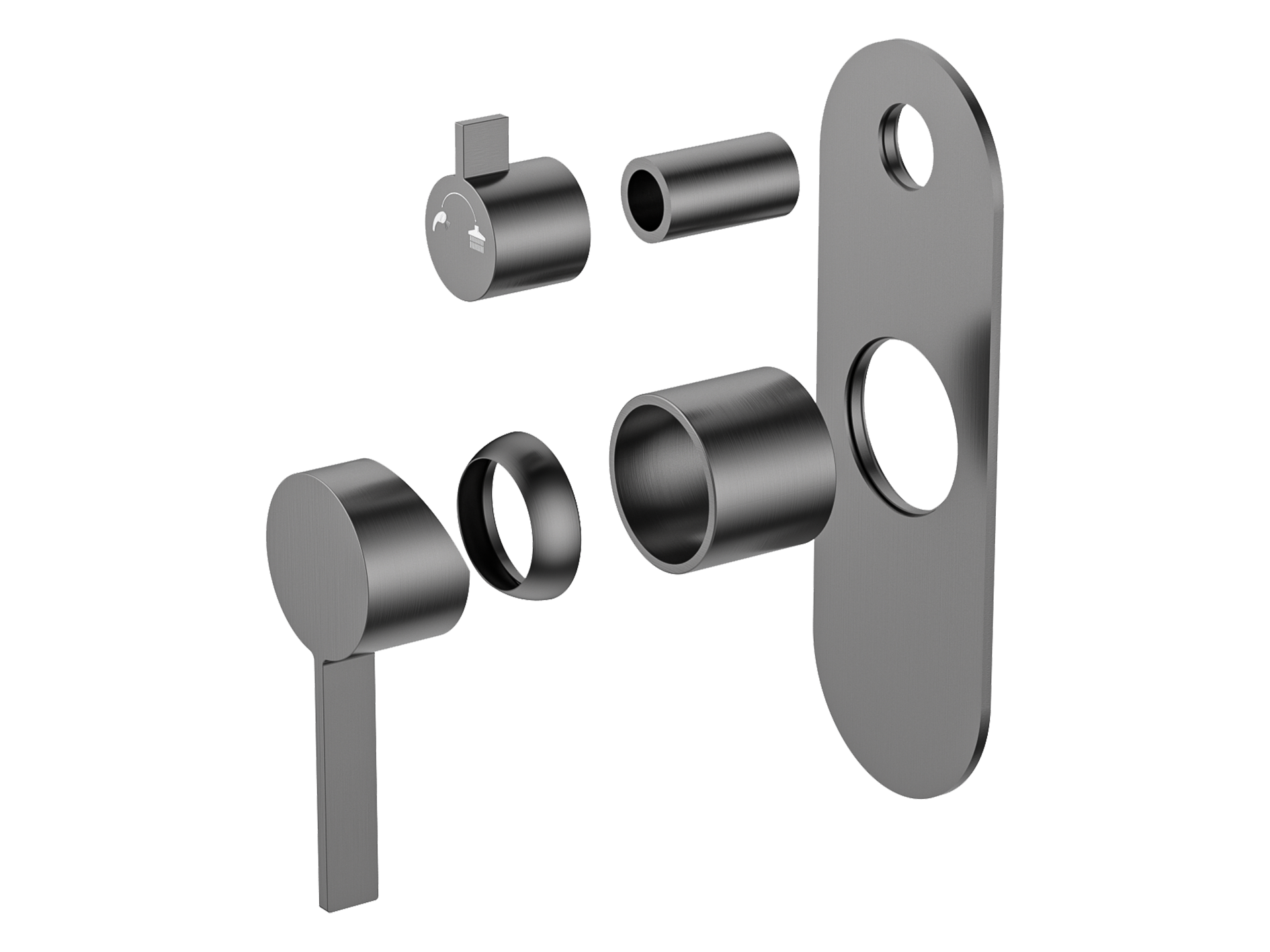 Lushh Sakura Wall Diverter Shower/Bath Mixer LS-SA-304