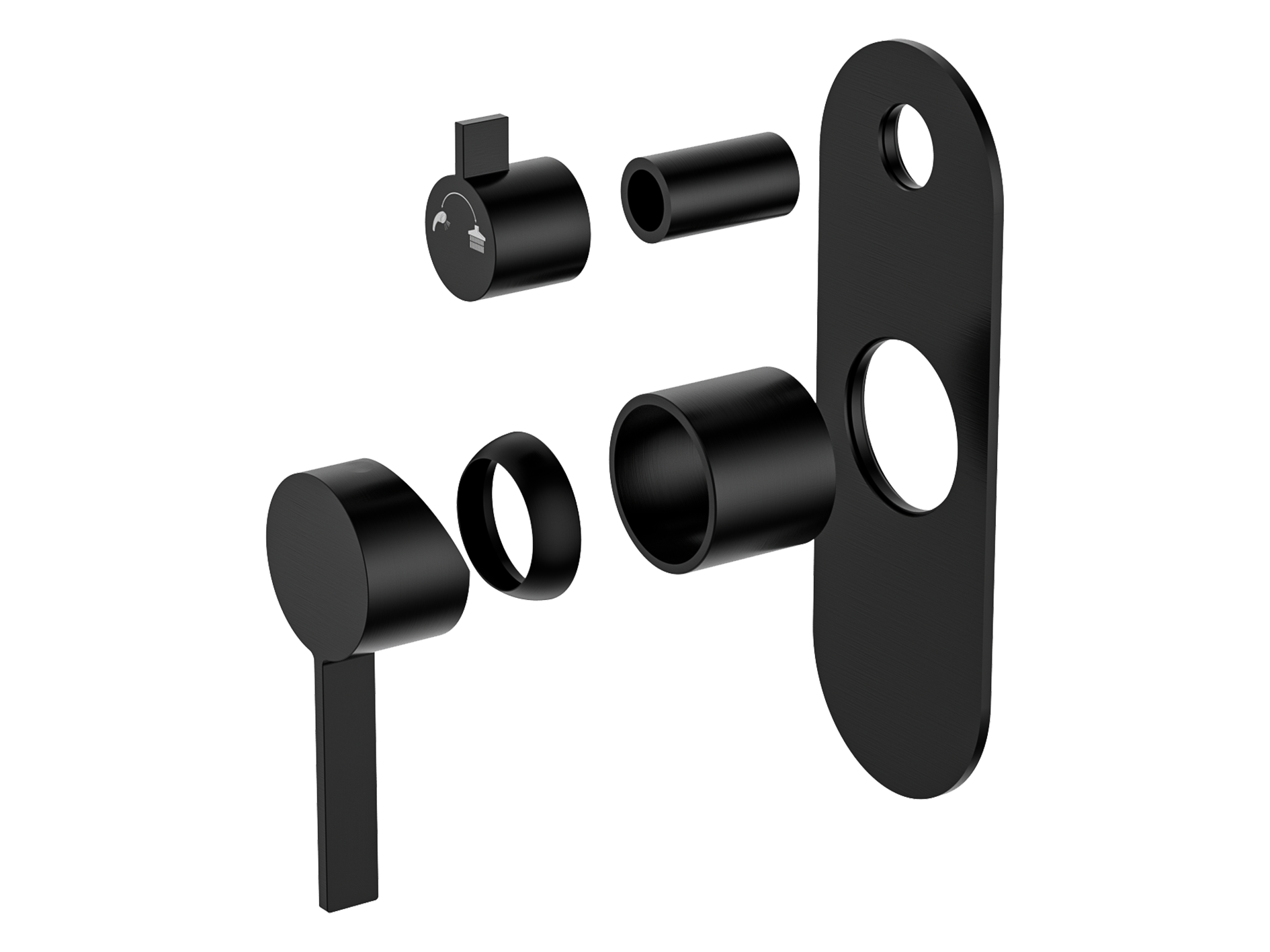 Lushh Sakura Wall Diverter Shower/Bath Mixer LS-SA-304