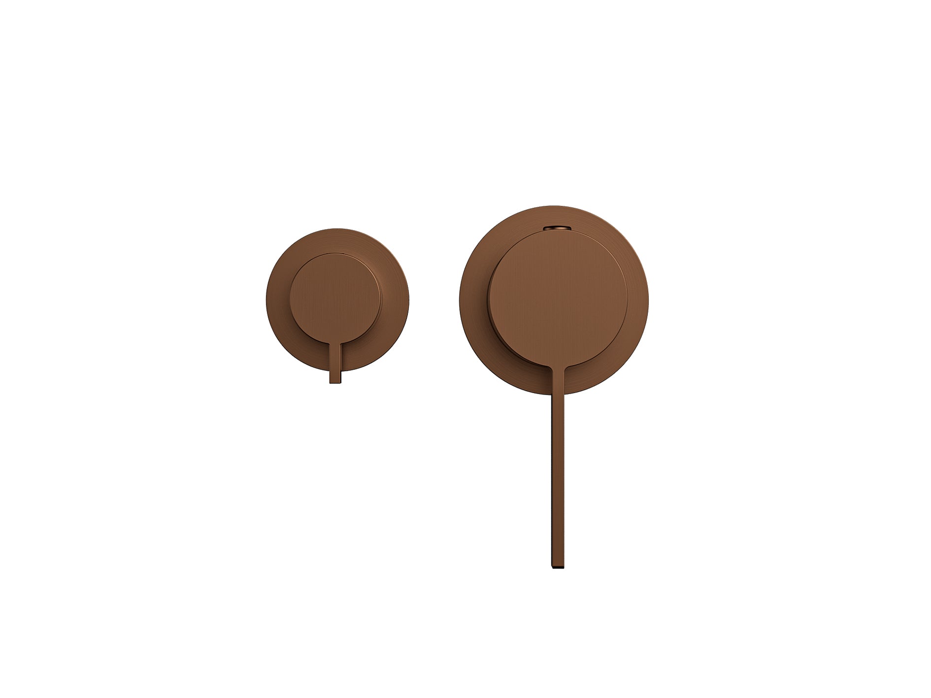 Lushh Sakura Horizontal Wall Diverter Shower/Bath Mixer Separate Plates LS-SA-306