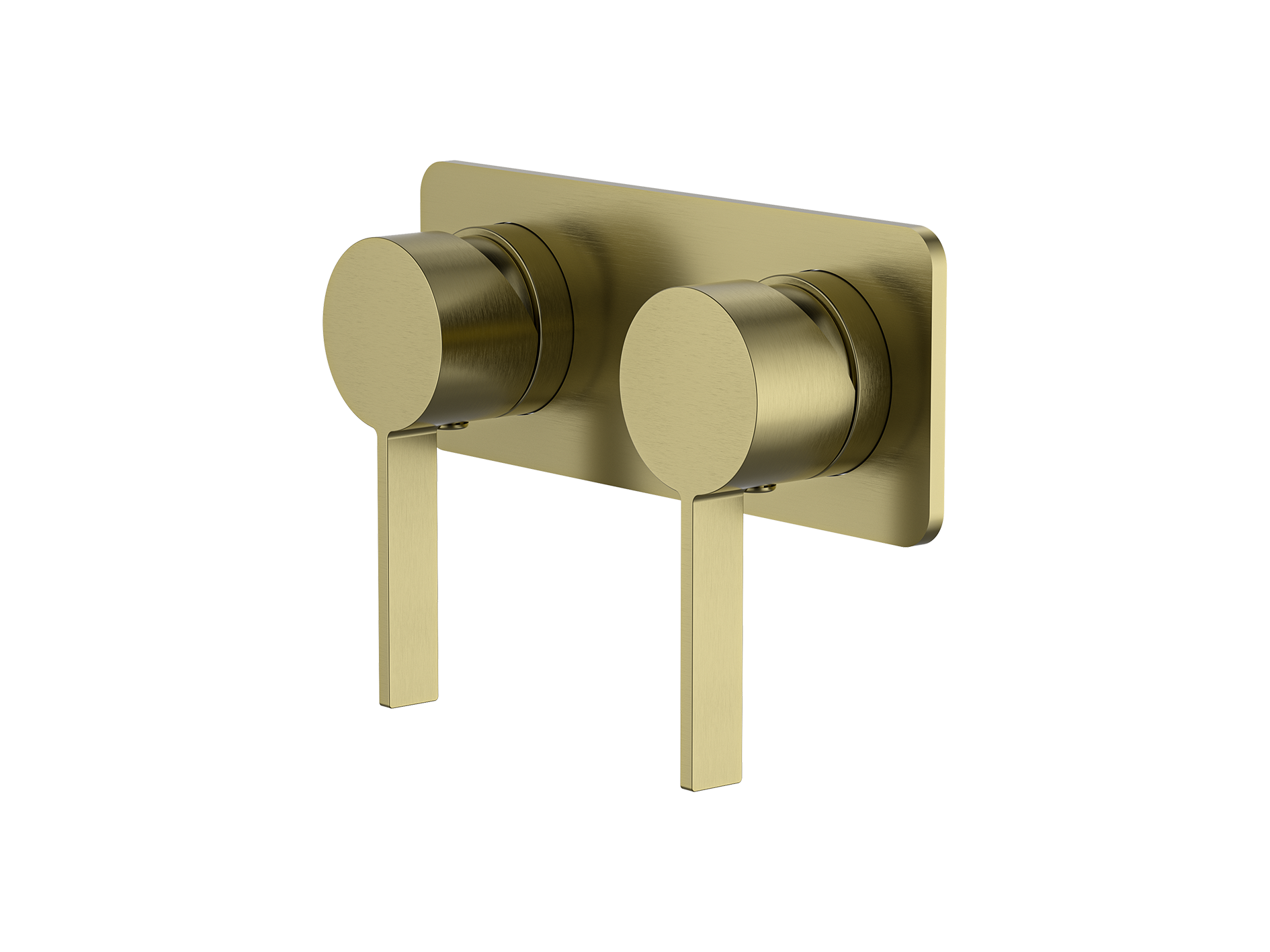 Lushh Sakura Twin Shower/Bath Mixer Square Plate LS-SA-333S