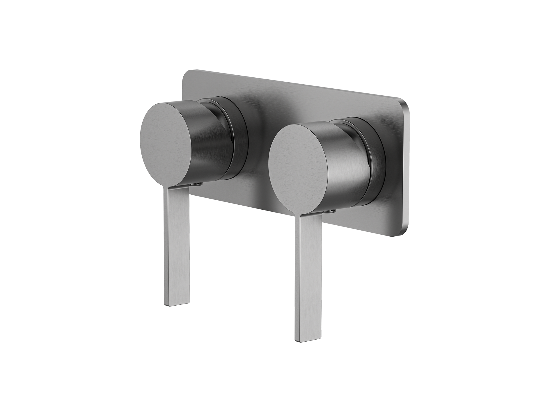 Lushh Sakura Twin Shower/Bath Mixer Square Plate LS-SA-333S