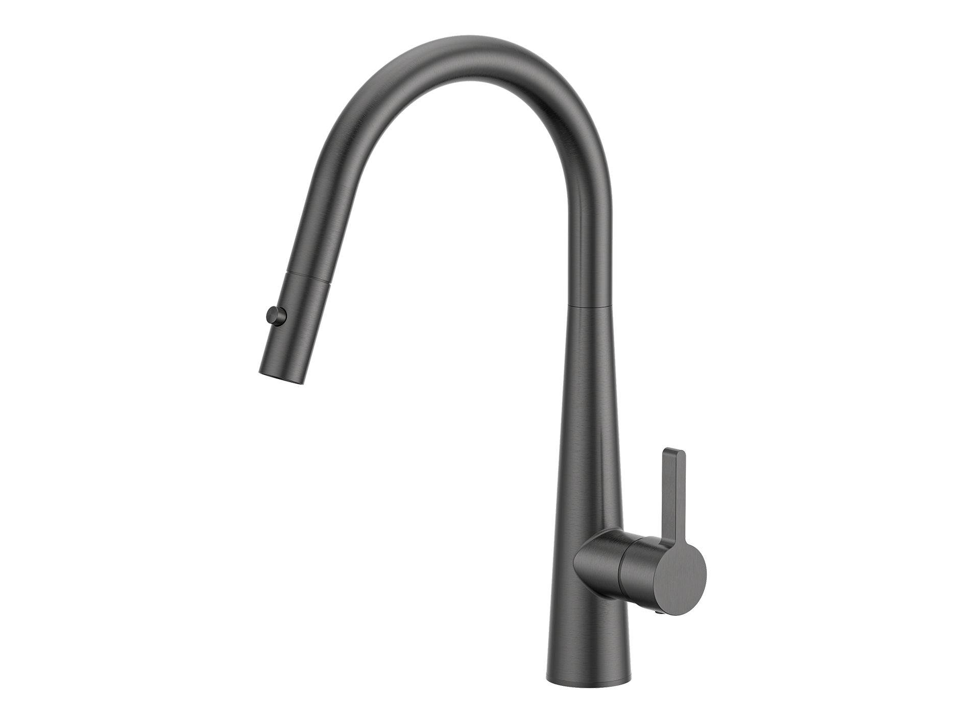 Lushh Sakura Belle Gooseneck Pullout Sink Mixer with Vegie Spray LS-SAB-POSMV