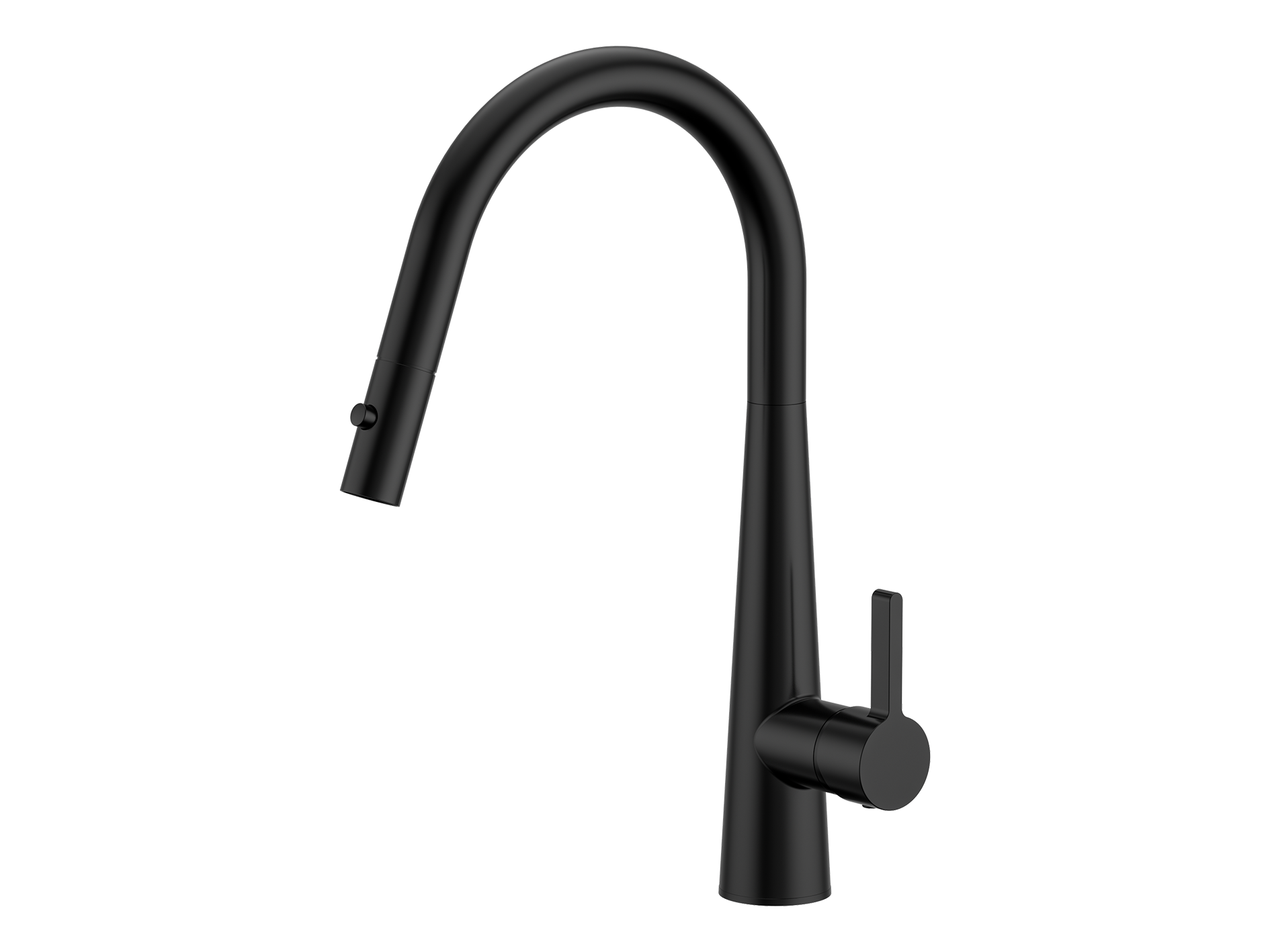 Lushh Sakura Belle Gooseneck Pullout Sink Mixer with Vegie Spray LS-SAB-POSMV