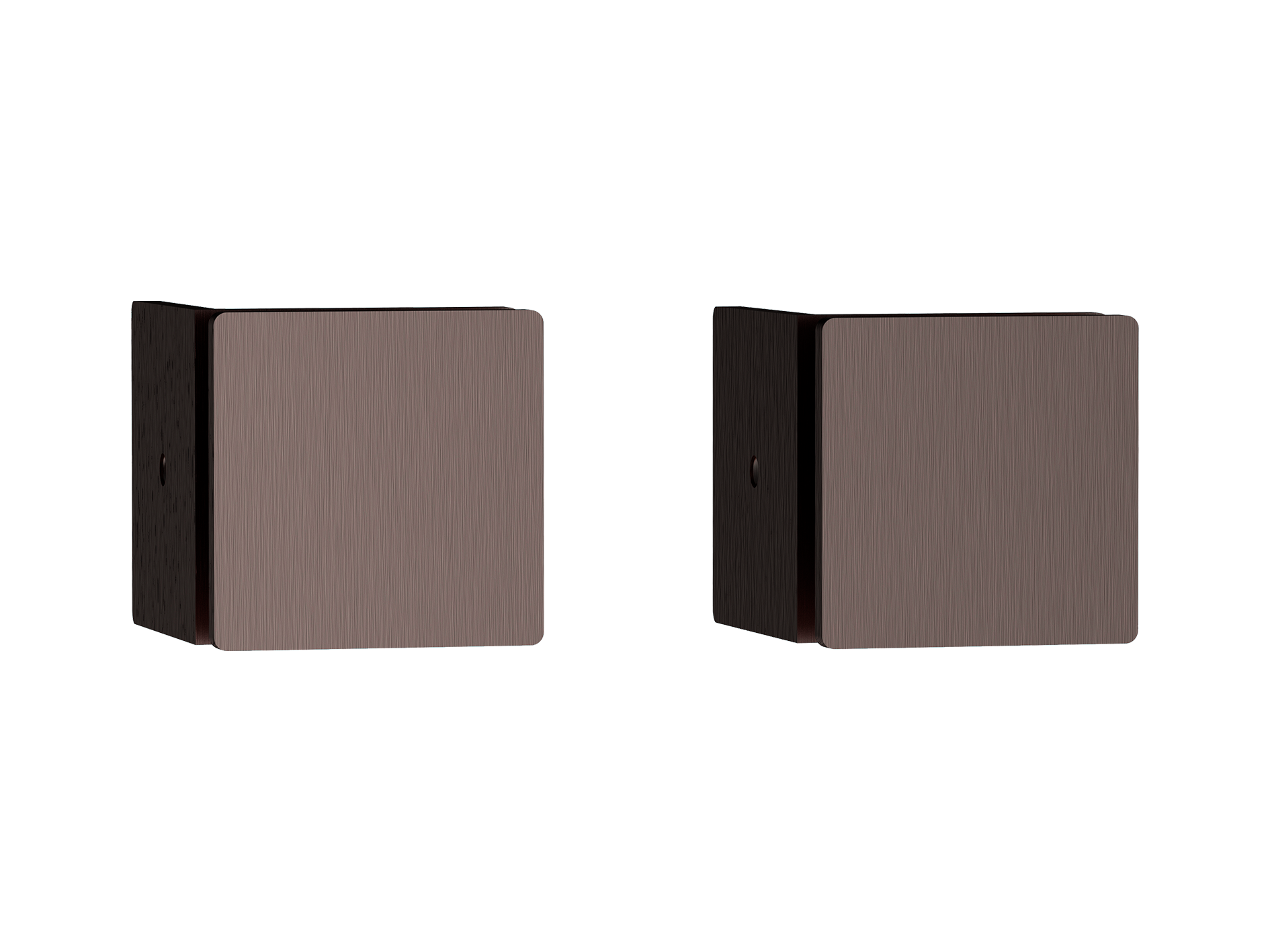 Lushh 90 Degree Glass to Wall Shower Screen Brackets LS-SC-WB