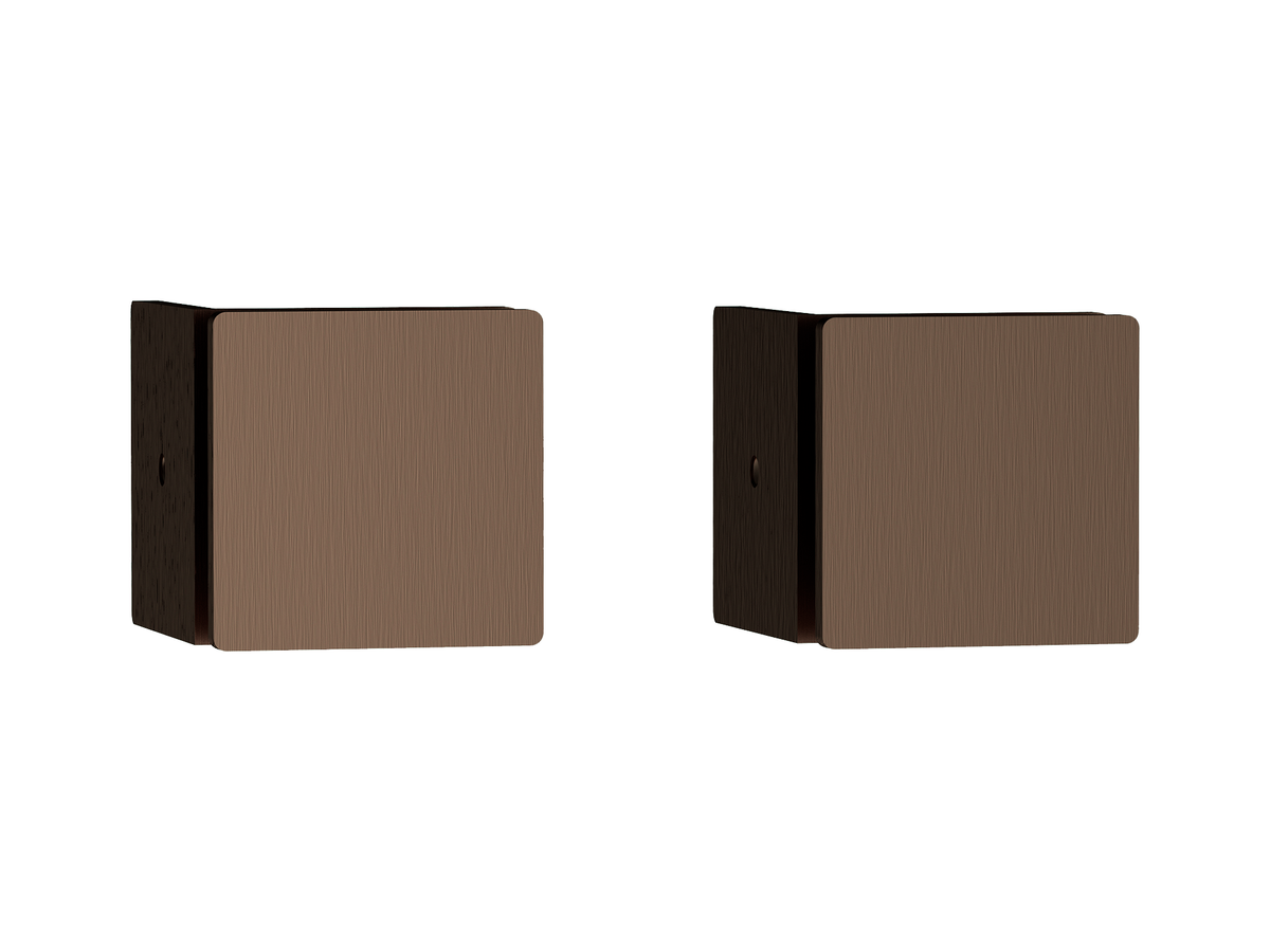 Lushh 90 Degree Glass to Wall Shower Screen Brackets LS-SC-WB
