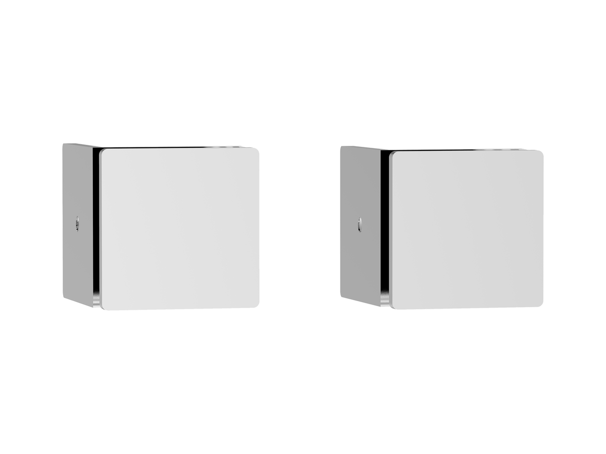 Lushh 90 Degree Glass to Wall Shower Screen Brackets LS-SC-WB