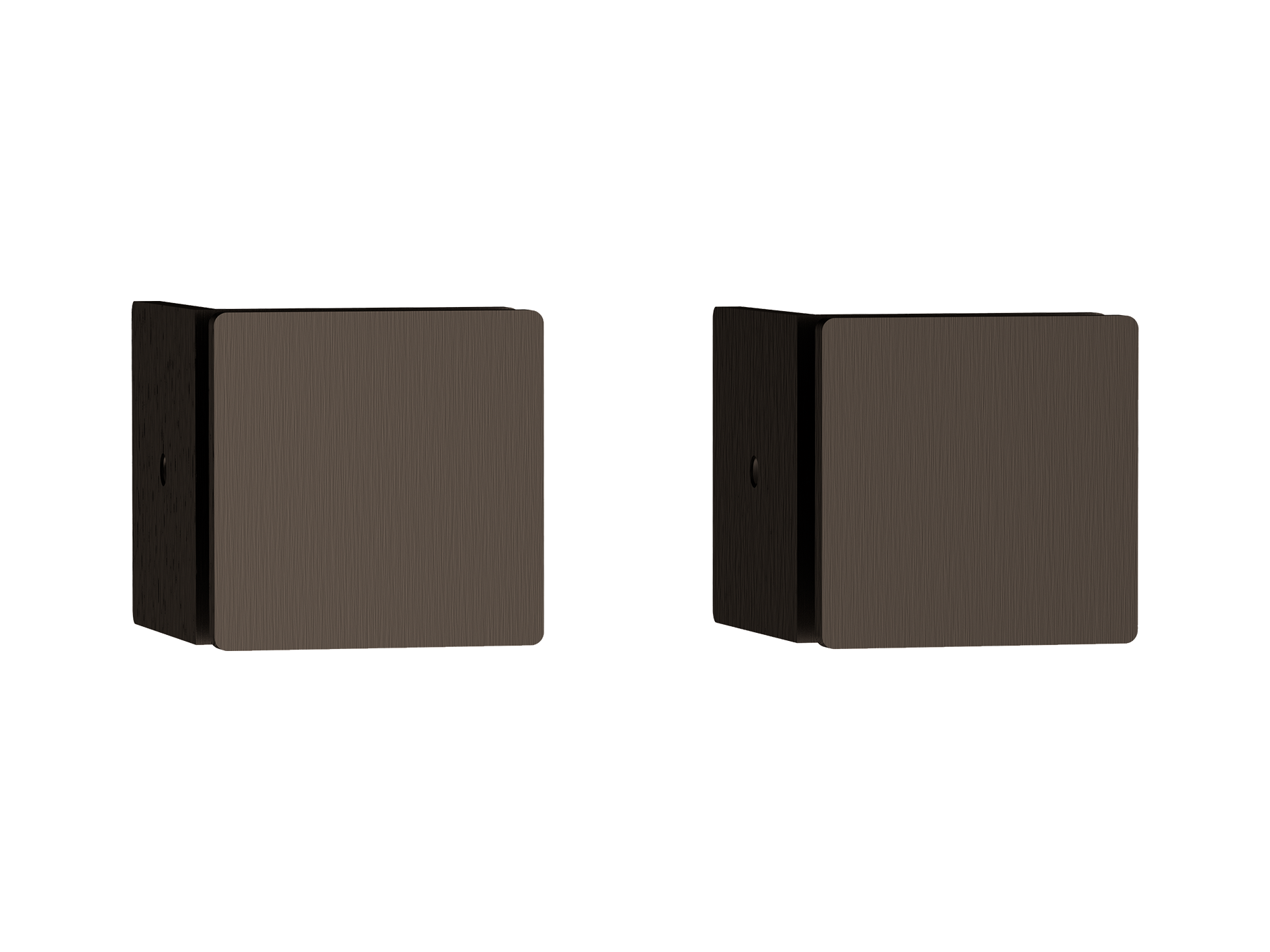 Lushh 90 Degree Glass to Wall Shower Screen Brackets LS-SC-WB