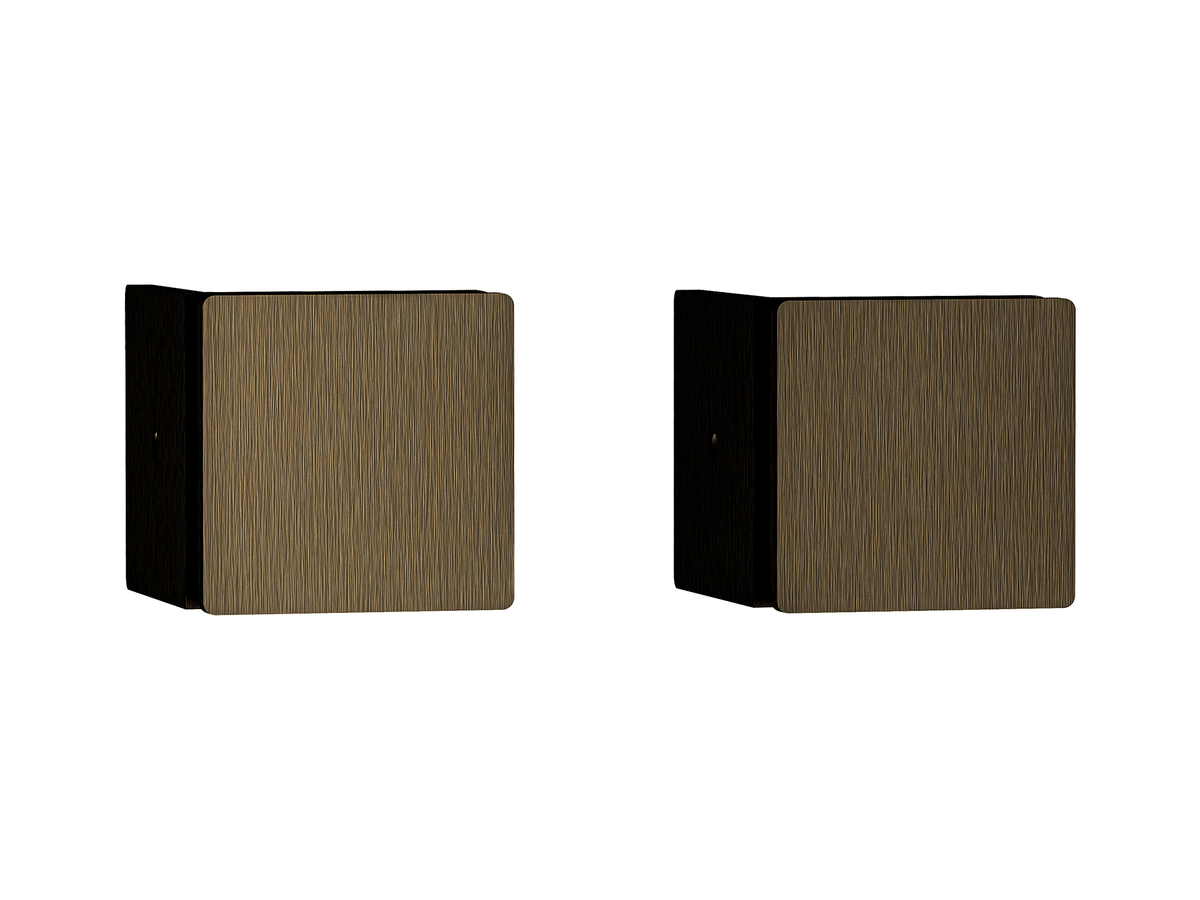Lushh 90 Degree Glass to Wall Shower Screen Brackets LS-SC-WB